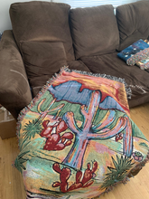 Load image into Gallery viewer, &quot;Southwest Psychedelia&quot; Graphic Woven Blanket
